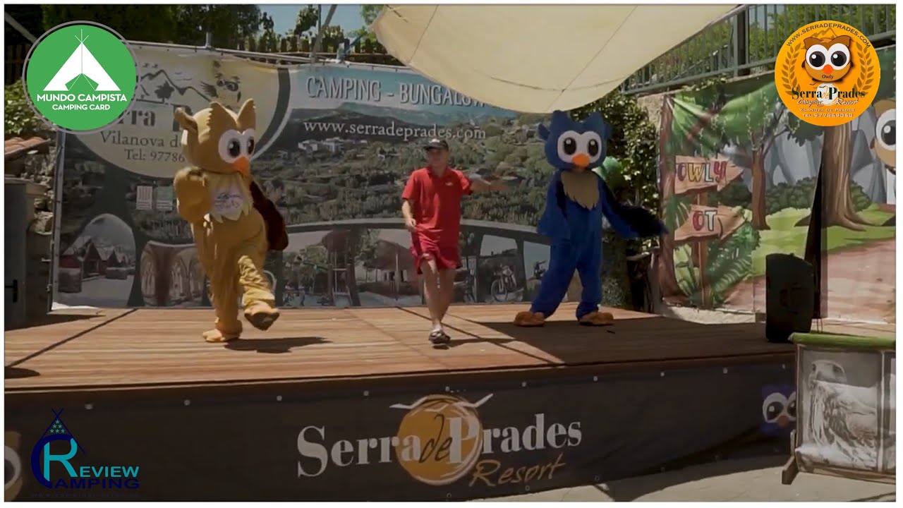Owly's Dance - Baile de la mascota Owly con su canción propia Camping Serra de Prades