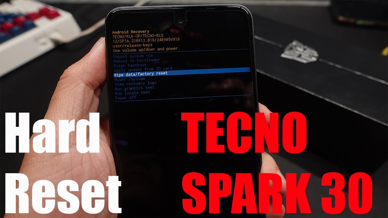 Как сделать полный сброс настроек TECNO Spark 30