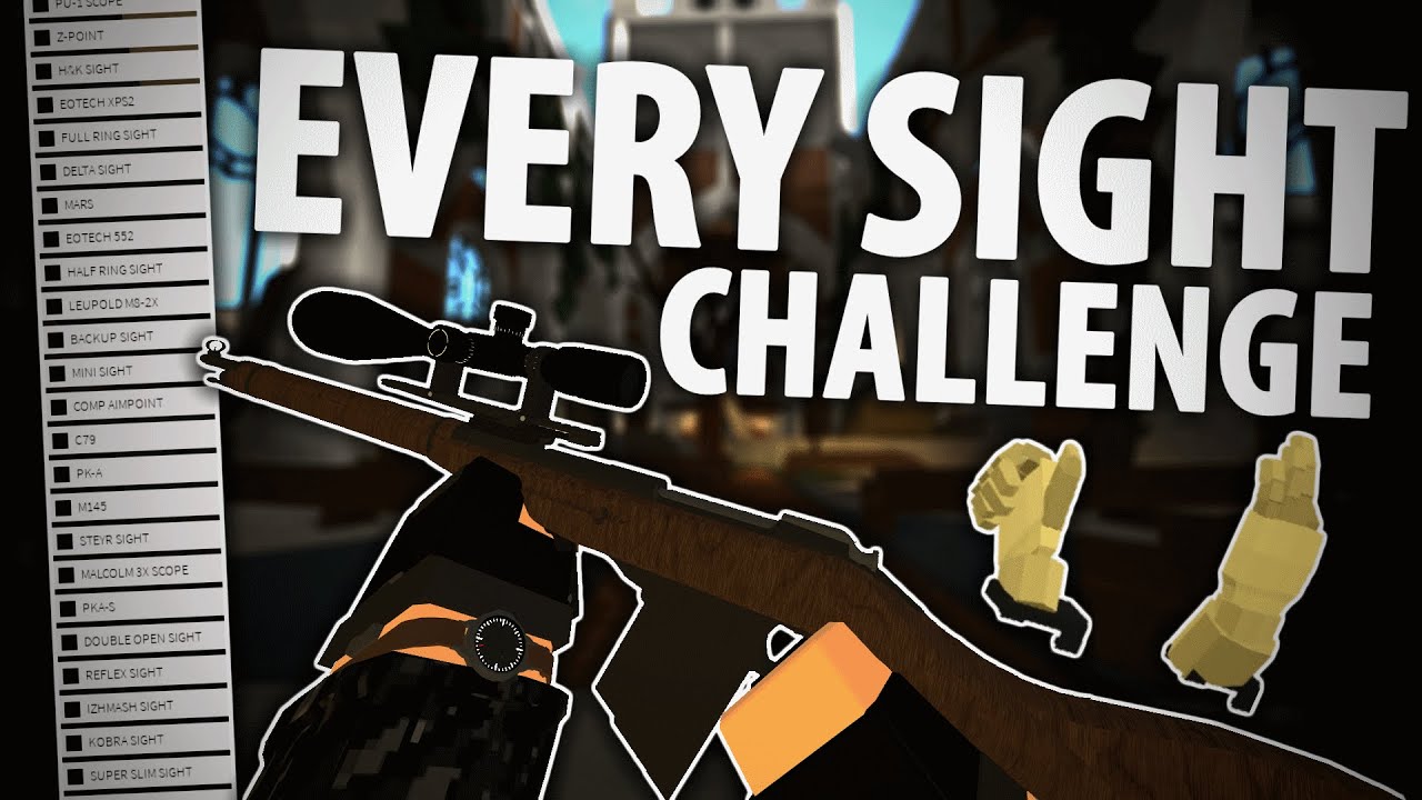 Every Sight Challenge (Mosin Edition) Phantom Forces!