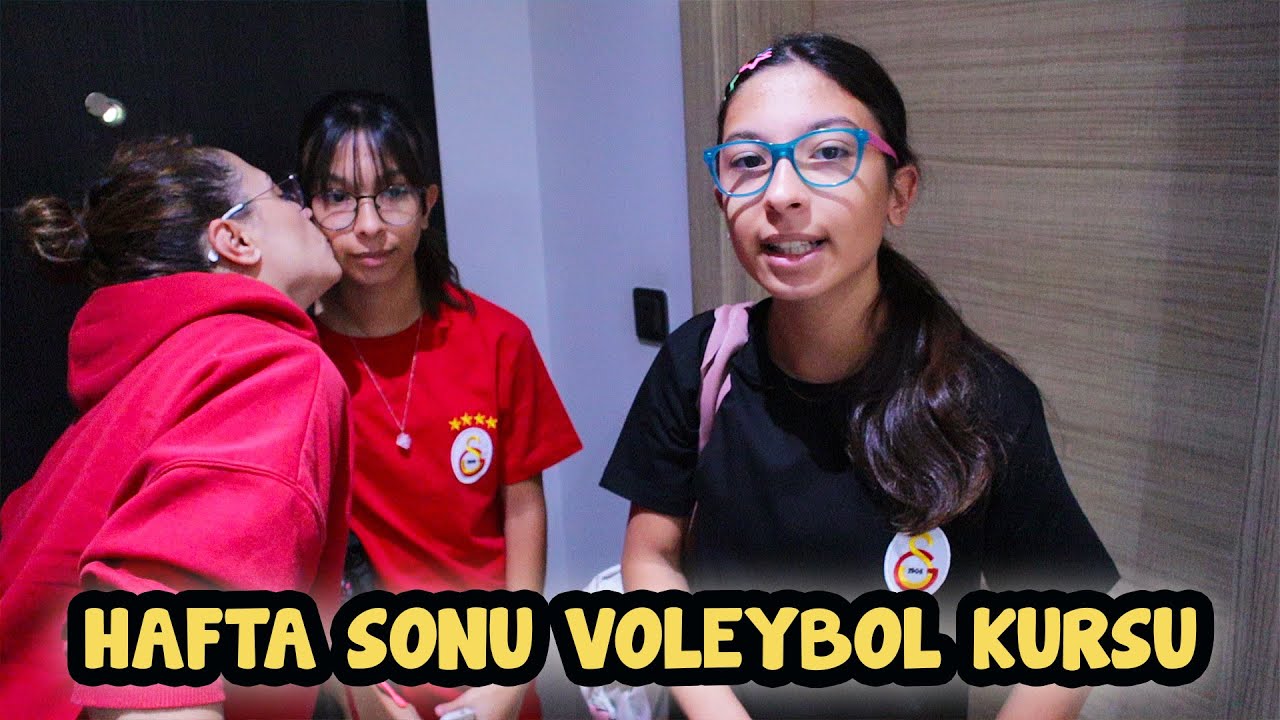 HAFTA SONU VOLEYBOL KURSU | ZOR UYANDIK | VLOG