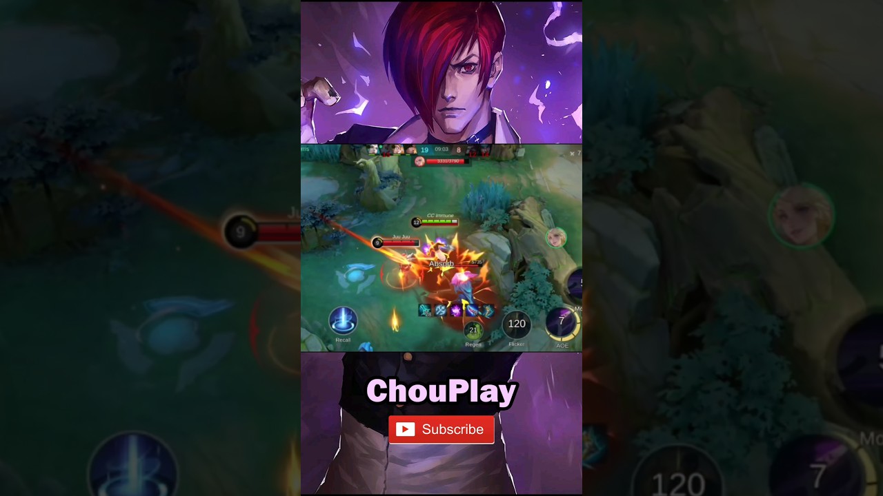 Perfect Flicker Combo🔥🤫 #chou #mlbb