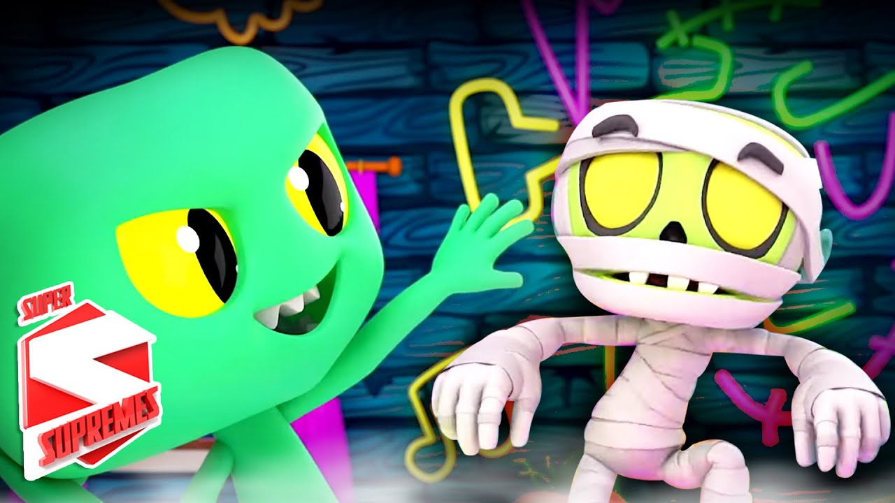 Monster Dance Party | Halloween Songs for Kids | Scary Nursery Rhymes with Super Supremes