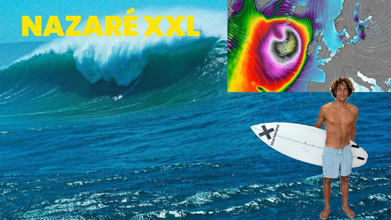 NAZARÉ XXL EN VERANO: Las olas MÁS GRANDES en 20 años 🌊🔥 (Huracán Erin)