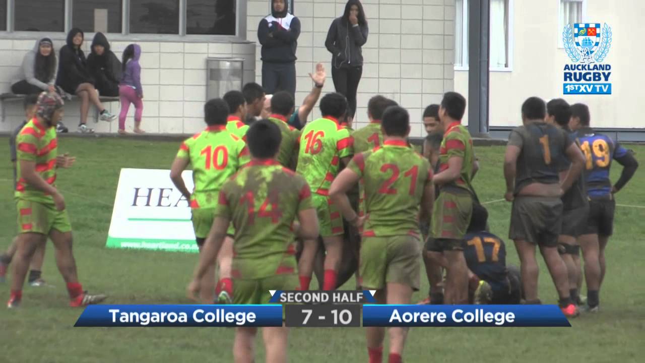 Tangaroa College vs Aorere College :: Auckland 1st XV TV 2015