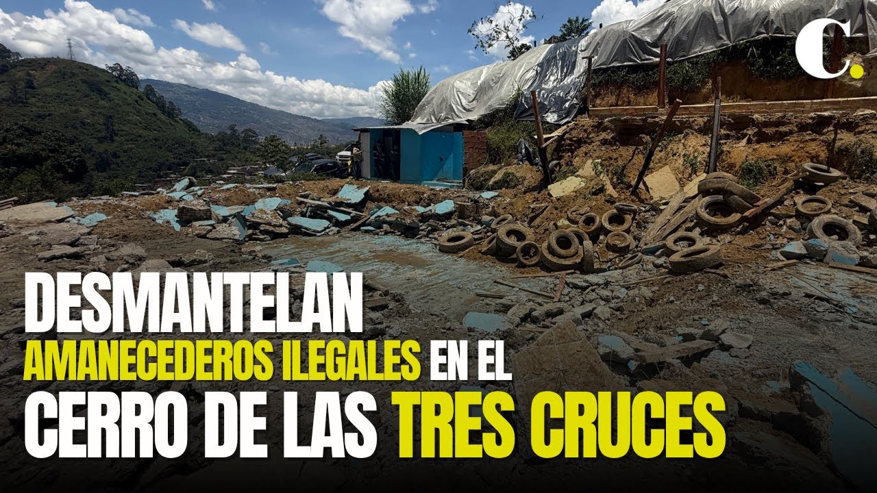 Piscinas y amanecederos ilegales fueron destruidos en el Cerro de las Tres Cruces
