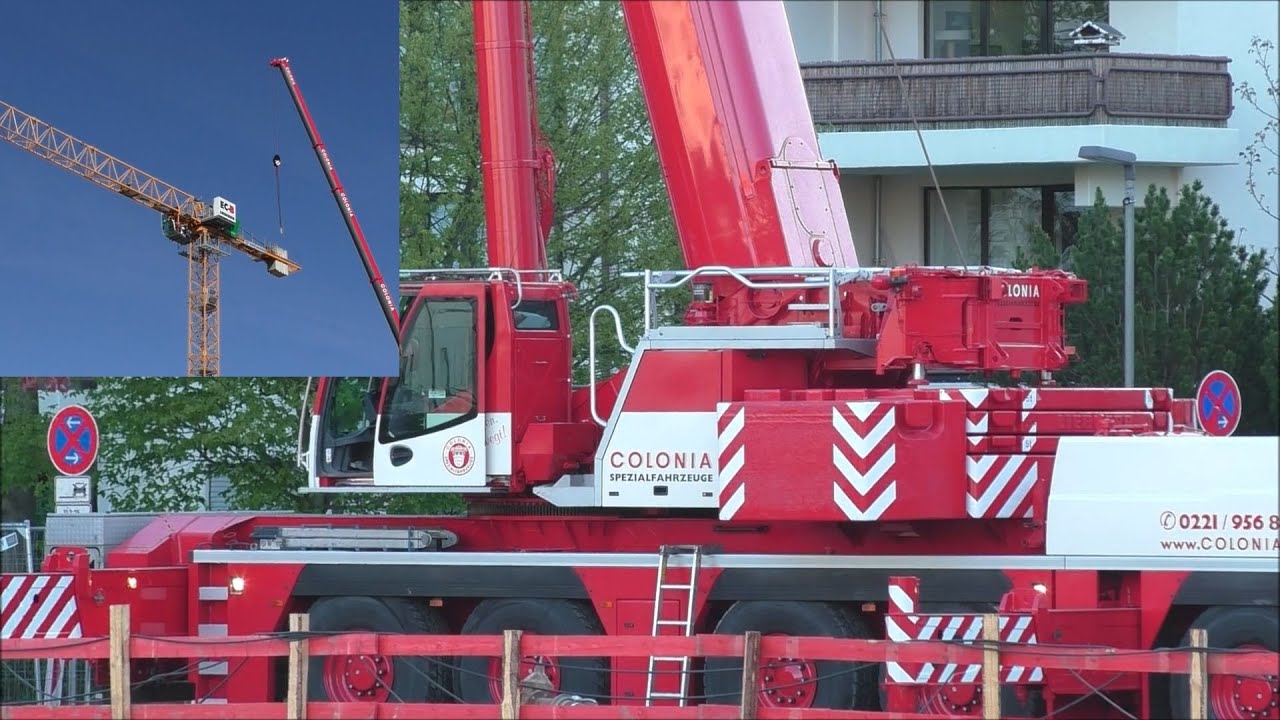 Colonia Liebherr LTM 1160 5.2 - Montage Liebherr TKD (5 Stunden)