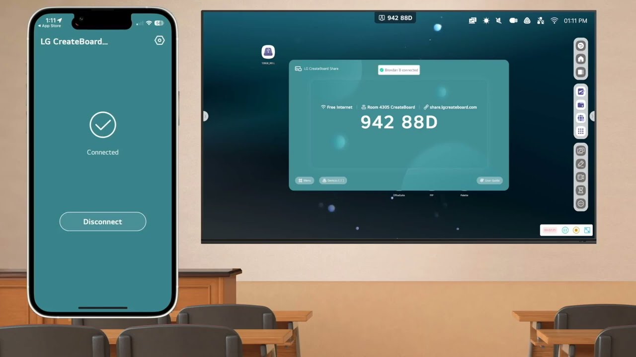 LG CreateBoard Share App Overview (2023) Mobile Devices