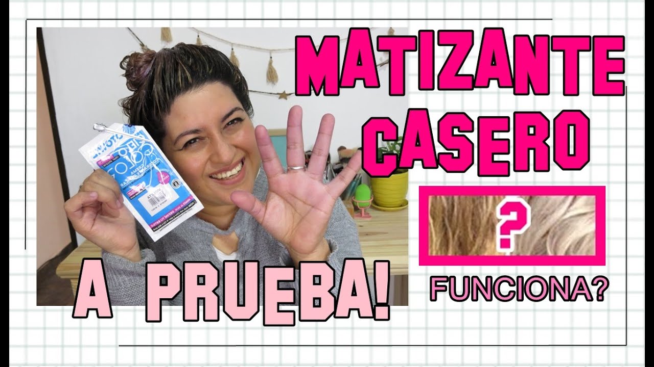 MATIZANTE CASERO A PRUEBA! matizador casero