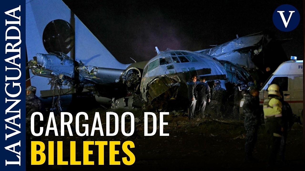 Al menos 20 muertos y 30 heridos en el accidente de un avi&oacute;n militar cargado de billetes en Bolivia