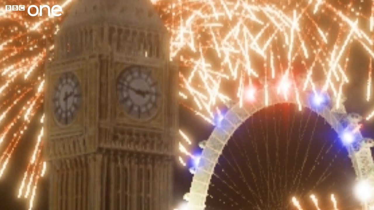 London New Year's Eve Fireworks 2016 - recreated (original)