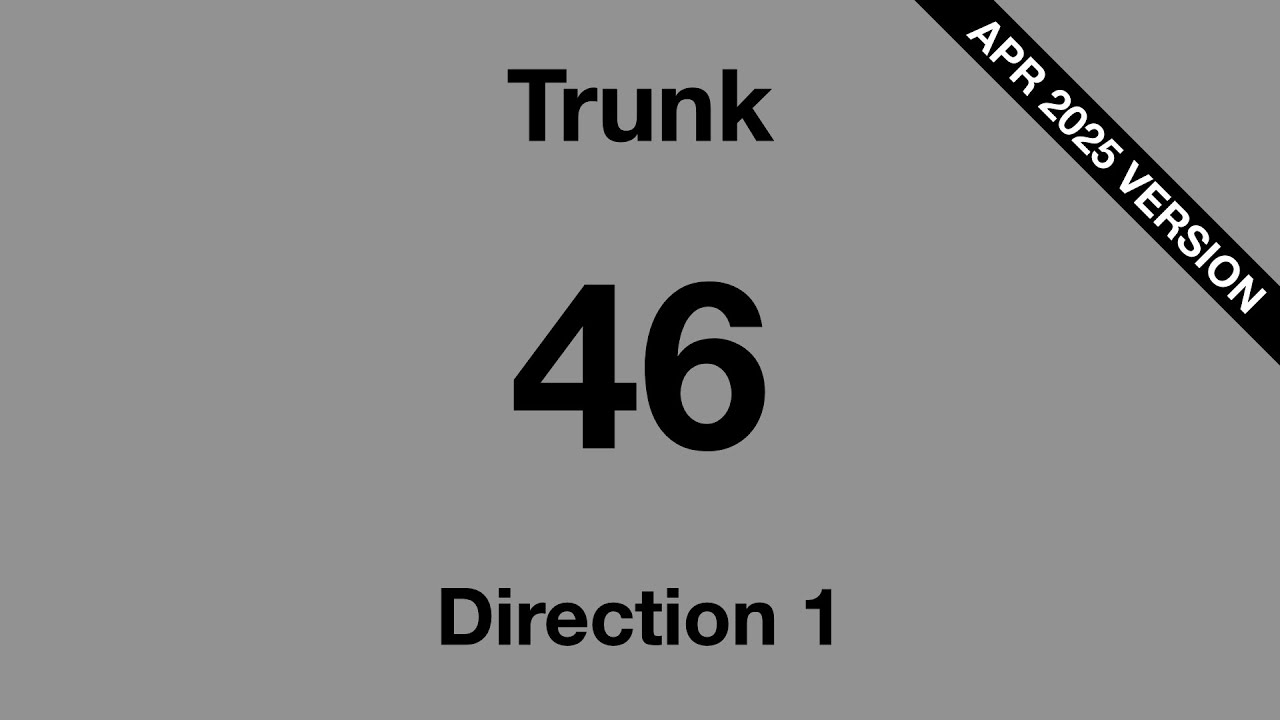 BACK IN THE OLD DAYS: [SBS Transit] Trunk Bus Service 46 - Direction 1 Hyperlapse