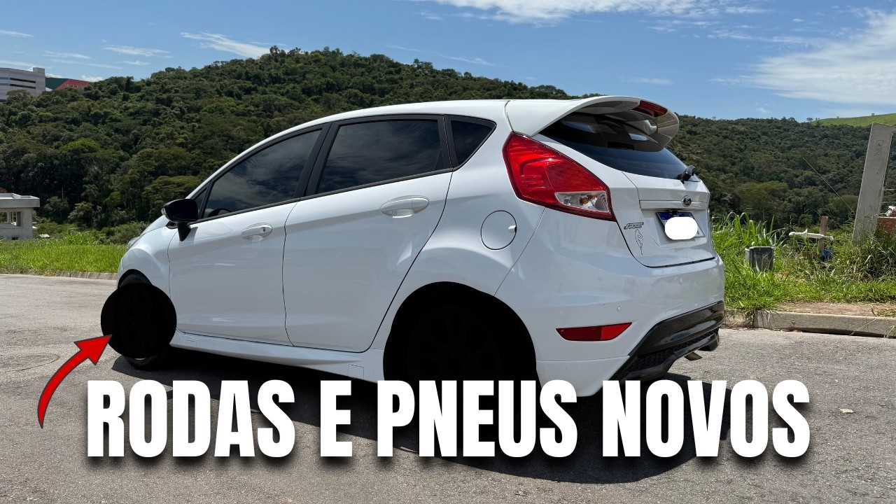 New Fiesta Sport Com Pneus e Rodas Novas