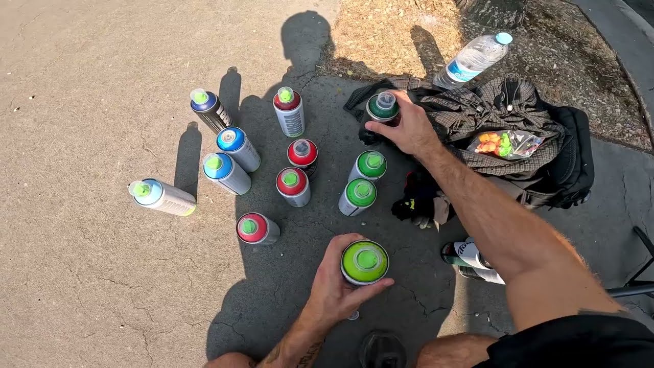 Graffiti Letters - Flashlight Effect using RGB Colors