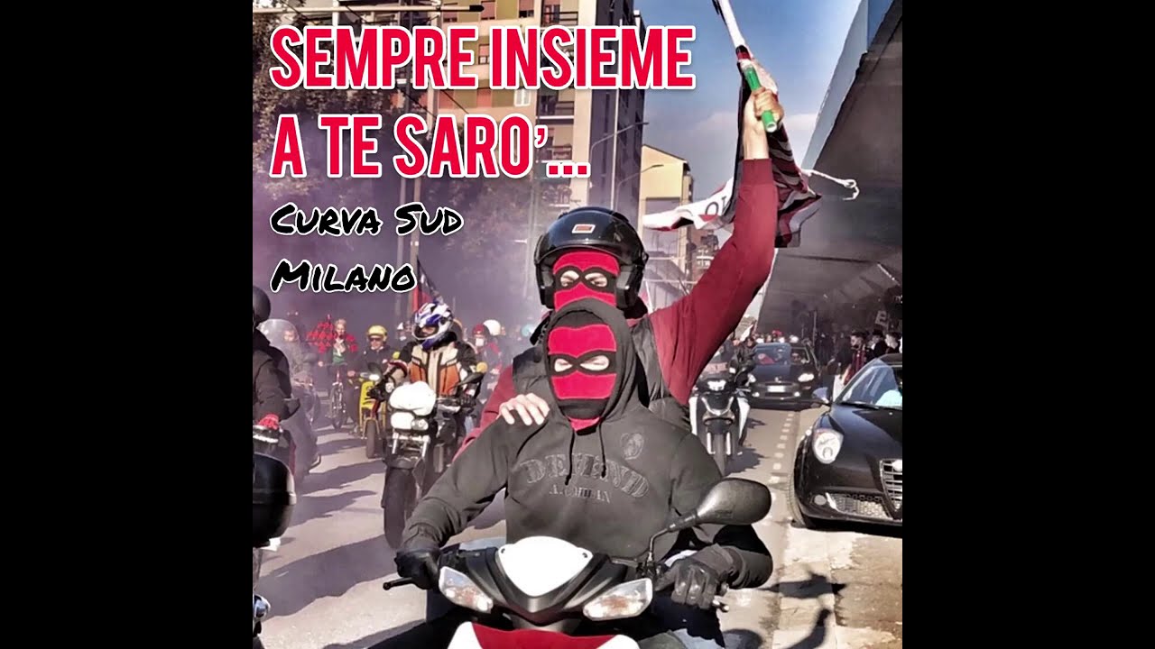 Sempre insieme a te sarò - La Curva Sud Milano accompagna la squadra a vincere il derby!