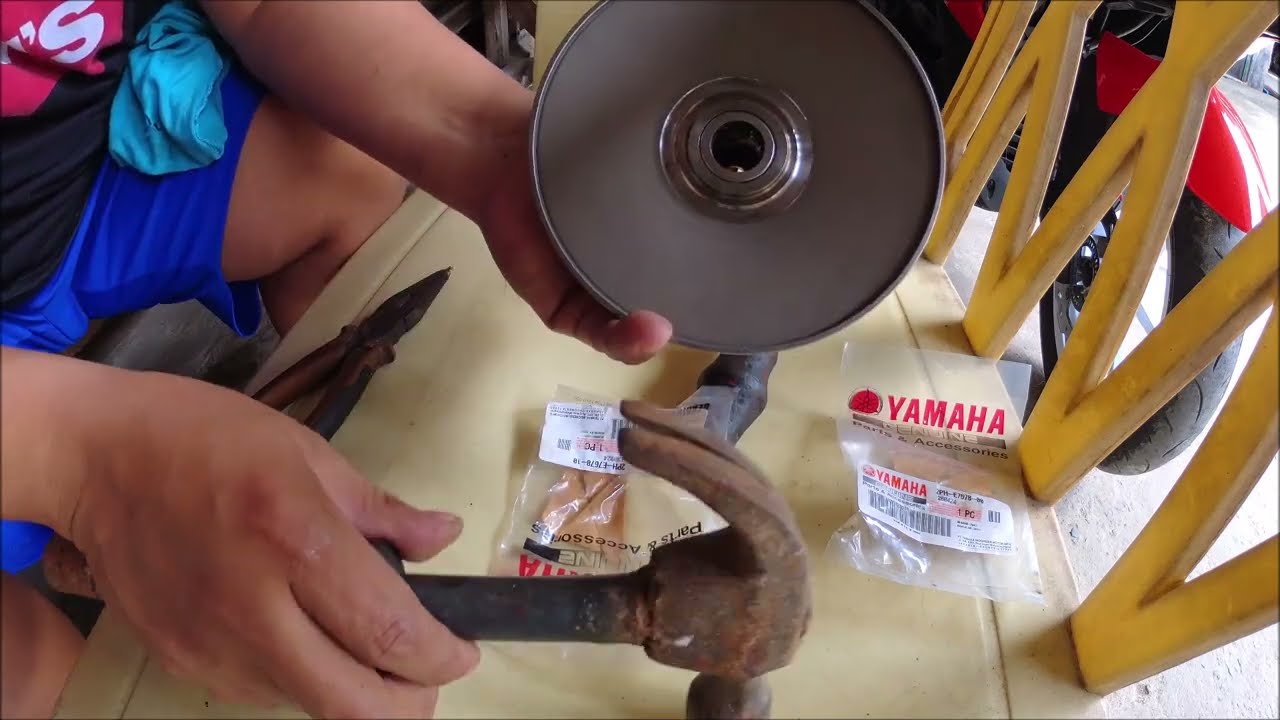 DIY Torque drive bearing replacement Aerox 155