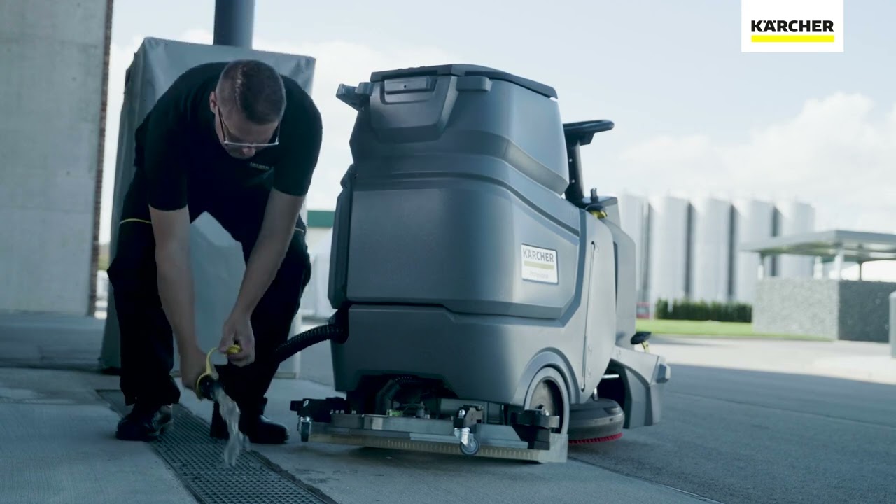 How to Use Kärcher BD 50/70 R Bp | 3-Minute Demo for Easy Floor Cleaning