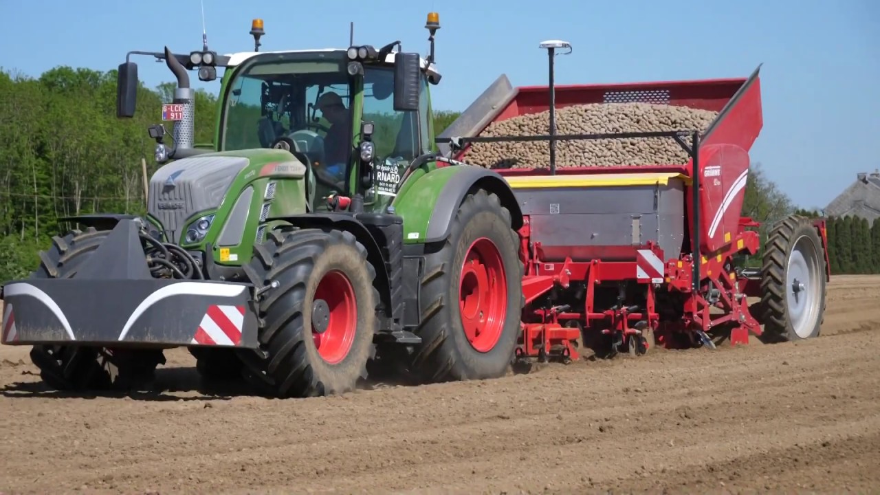 Plantation de pommes de terres 2020 ! 4x Fendt | Fraise Grimme 6m