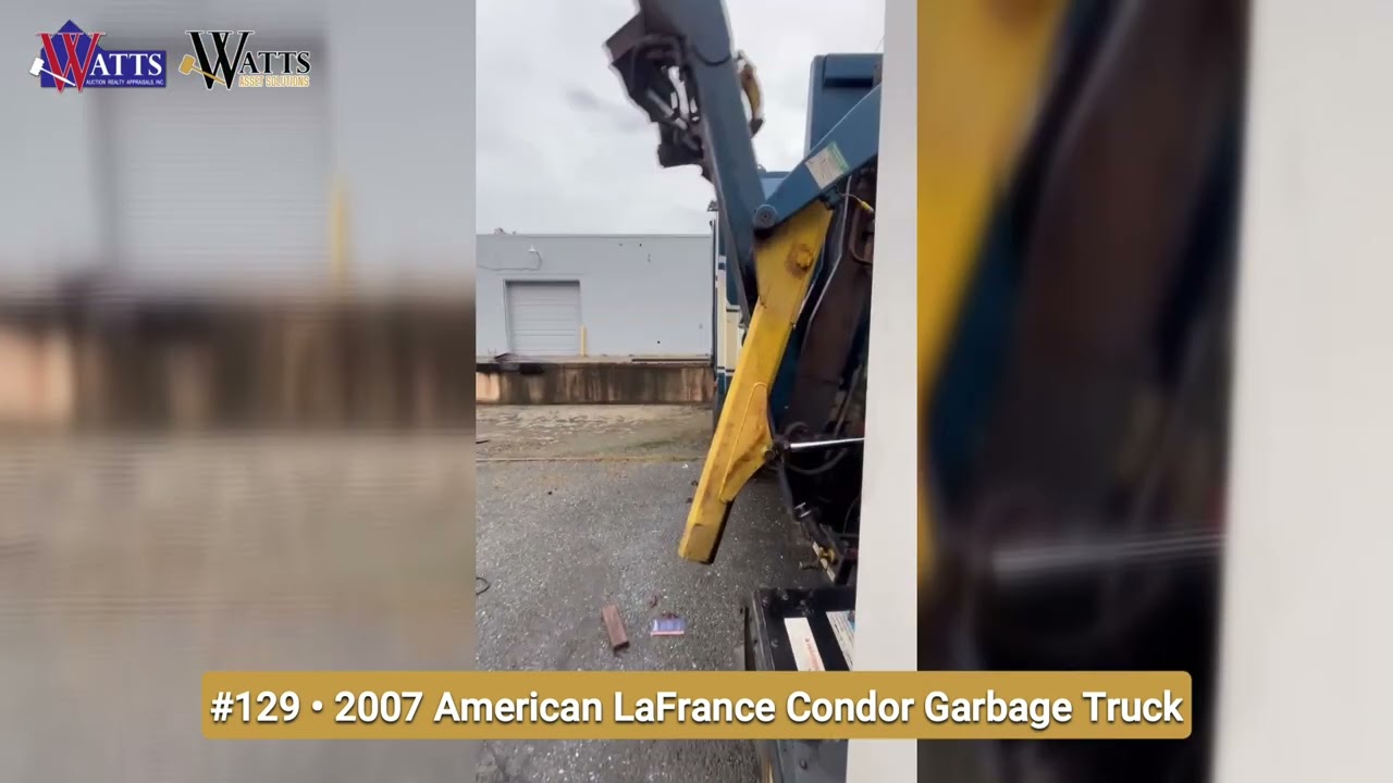 2026 SECA #129 • 2007 American LaFrance Condor Garbage Truck