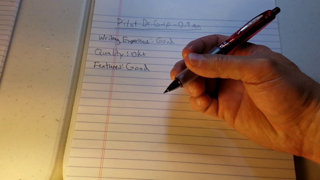 Pilot Dr. Grip Mechanical Pencil Review