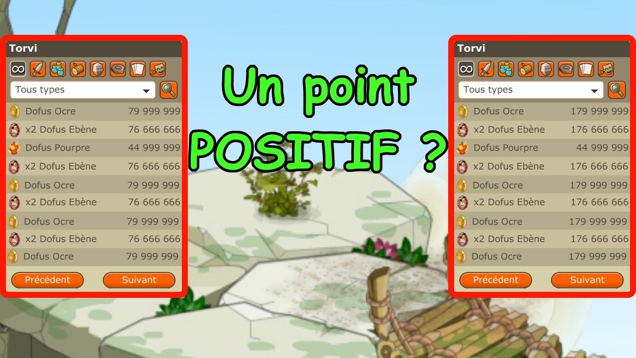 POINT ECONOMIE ON POSITIVE - DOFUS RETRO