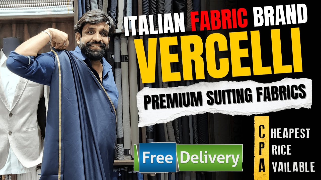 Premium Italian Suiting Fabric Vercelli | Premium Men’s Fabric Supplier | Khatuwala Creation