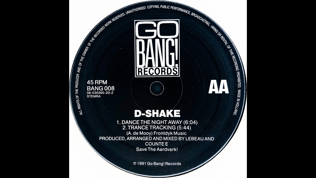 D-Shake • Dance The Night Away (1991)