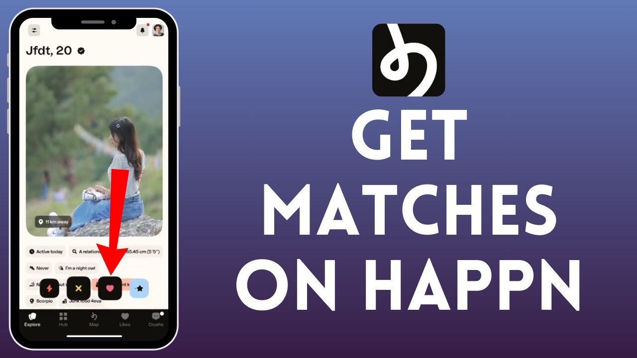 Как найти совпадения на Happn | Найдите больше совпадений на Happn, увеличьте свой рейтинг совпад...