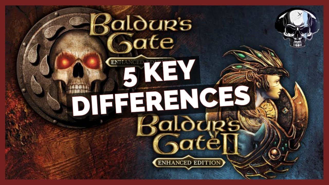 Five Key Differences Between Baldur's Gate 1&2