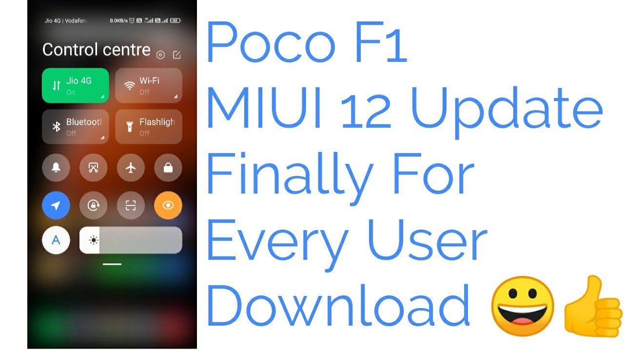 Poco f1 MIUI 12.0.2 Update India Finally 😋