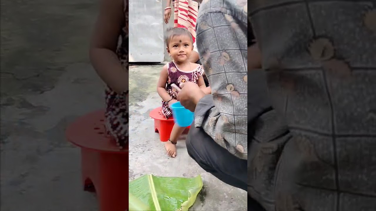 Daughter's Mundan ceremony 😊😊😊😊😘😘😘