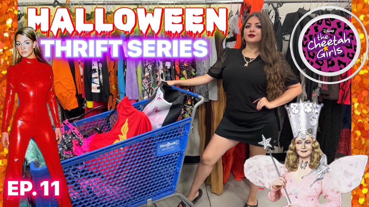 THRIFT SERIES: EPISODE 11- HALLOWEEN 🐈‍⬛✨ 100+ Costume Ideas ! solo, duo, trio, couples friends 2025