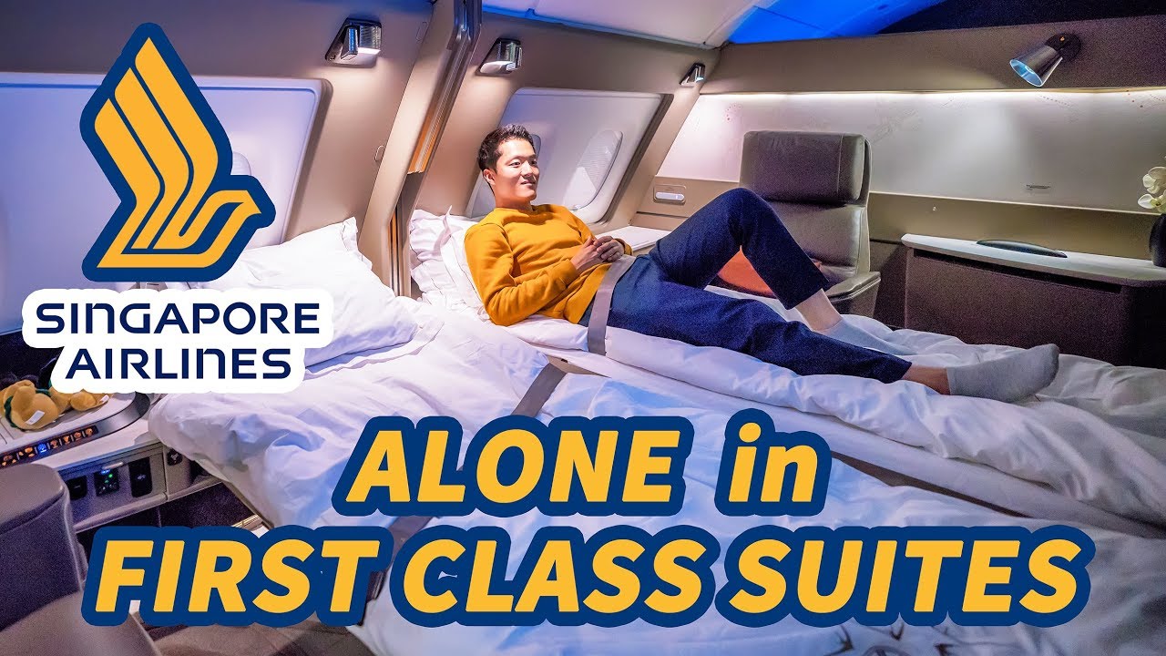 ALONE in NEW First Class Suites on Singapore Airlines A380