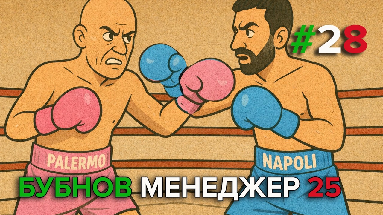 Бубнов Менеджер 25 - #28. Бубнов против Аморима