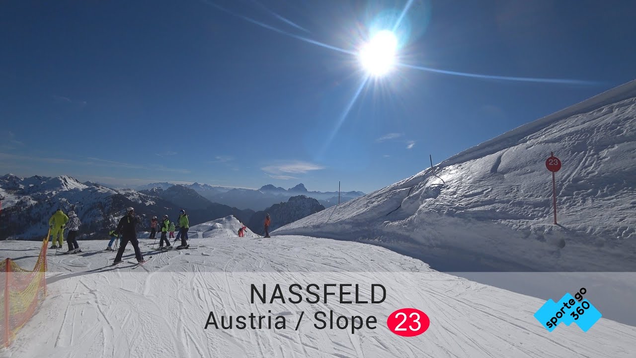 038 Nassfeld – Ski__Luuz | Slope 23 Lärchenboden-Abfahrt | A lot of variation