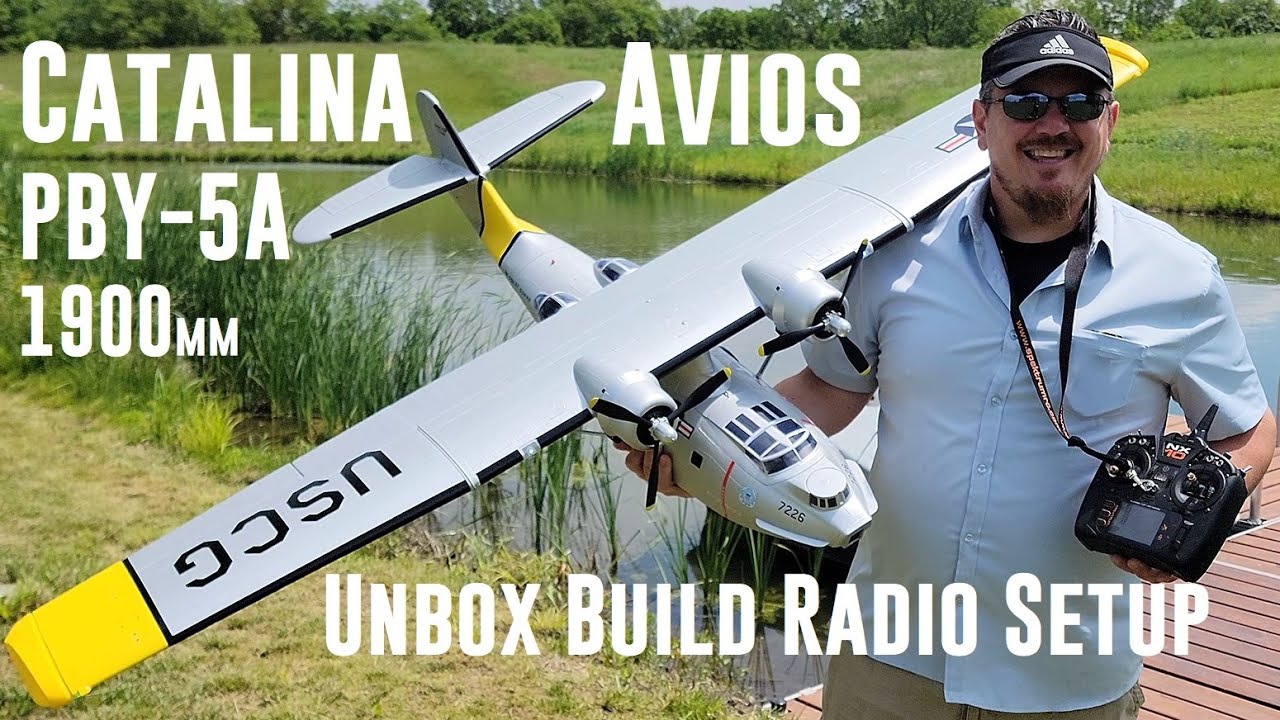 Avios - PBY-5A Catalina - 1900mm - Unbox, Build, & Radio Setup