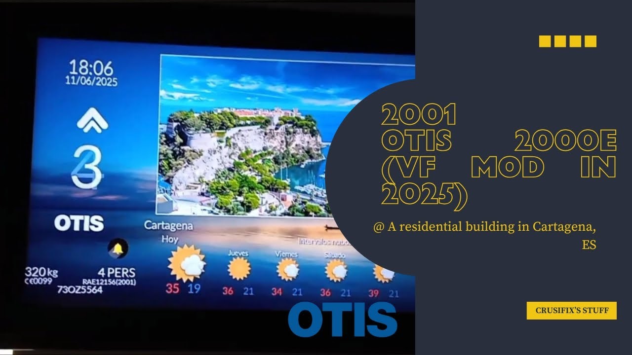 2001 OTIS 2000E (VF MOD IN 2025) at a residential building - Cartagena, ES