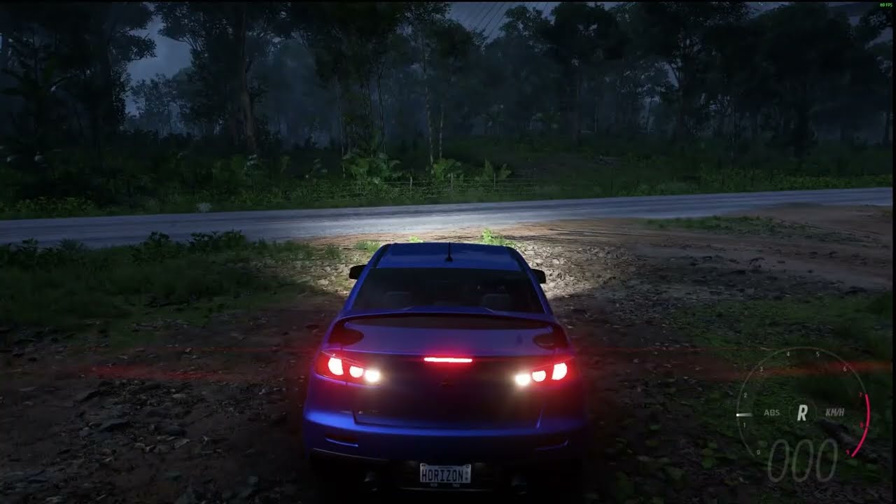 Night Drive | Stock Mistubishi Lancer X | Forza Horizon 5