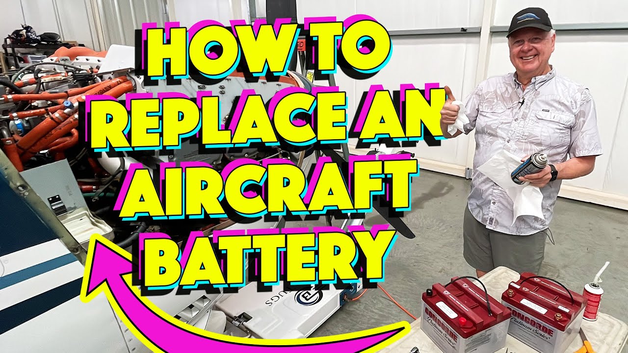 How to Replace an Airplane Battery - Pilot Maintenance Tips