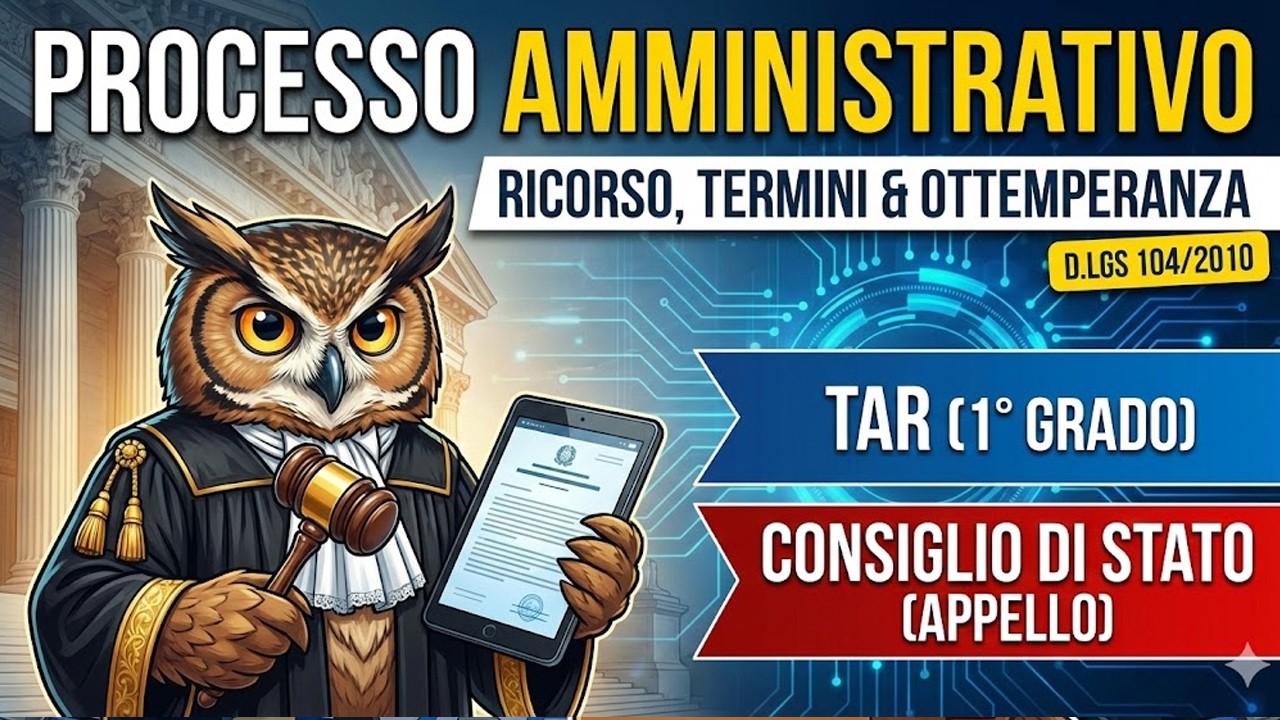 Diritto Amministrativo: D.Lgs 104/2010: Principi, Termini e Processo Telematico (PAT)