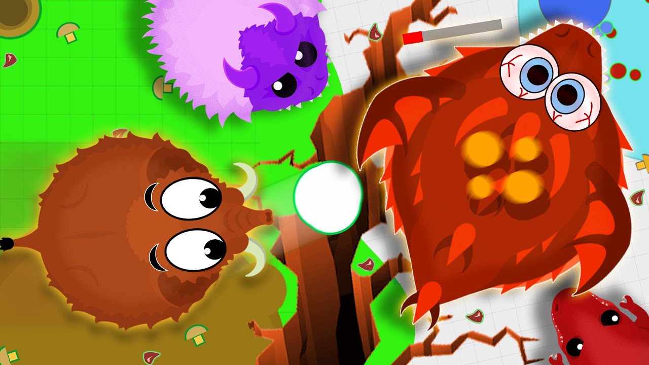 Mammoth Are Unstoppable in Mope.io
