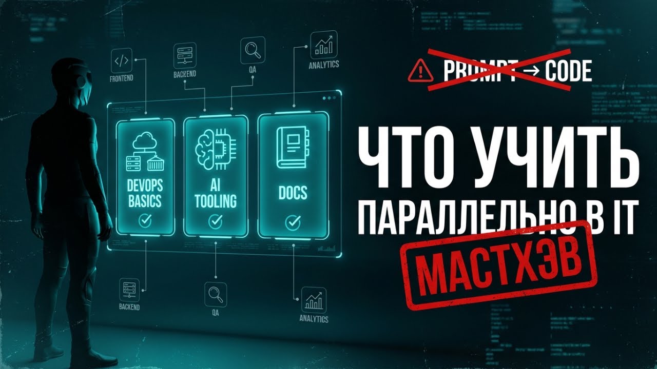 ЕСЛИ ТЫ В IT И НЕ ЗНАЕШЬ ЭТО — ТЫ проигрываешь (вот что учить параллельно)