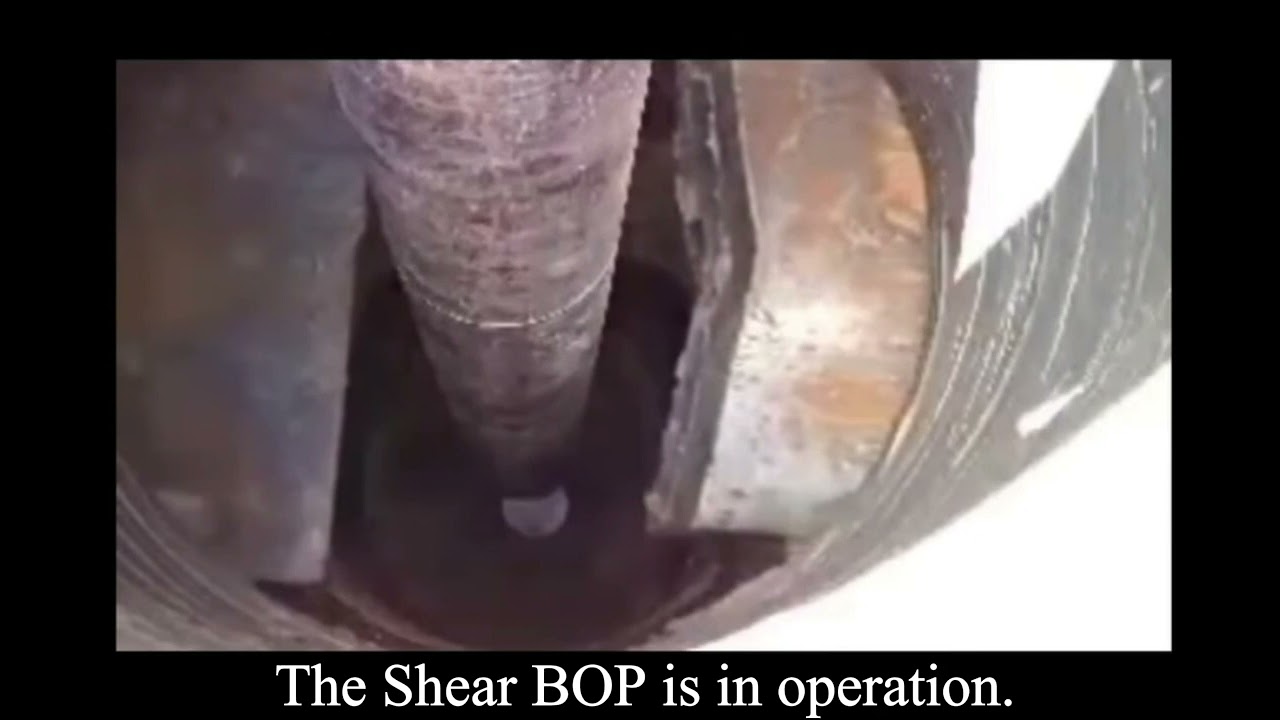 The Shear BOP is in operation.