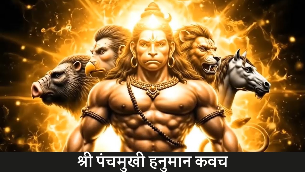 Shri Panchmukhi Hanuman Raksha Kavach(Musical)| Powerful Protection Stotra | श्री पंचमुखी हनुमान कवच