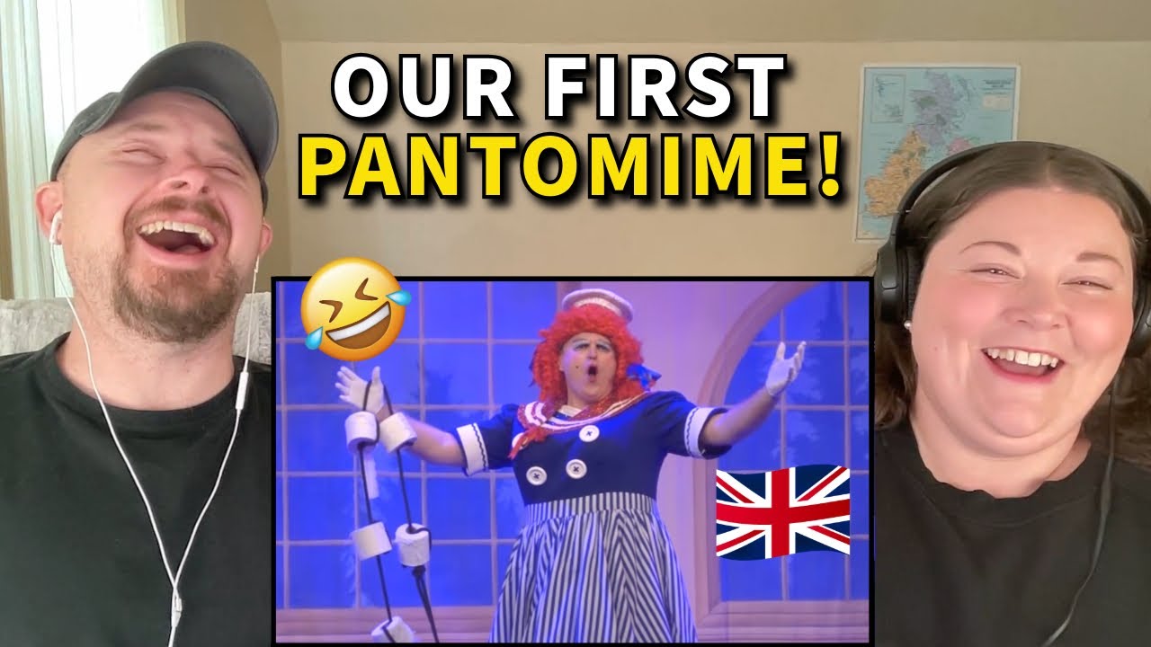 Americans React: 12 Days of Christmas Pantomime | So Much Fun!