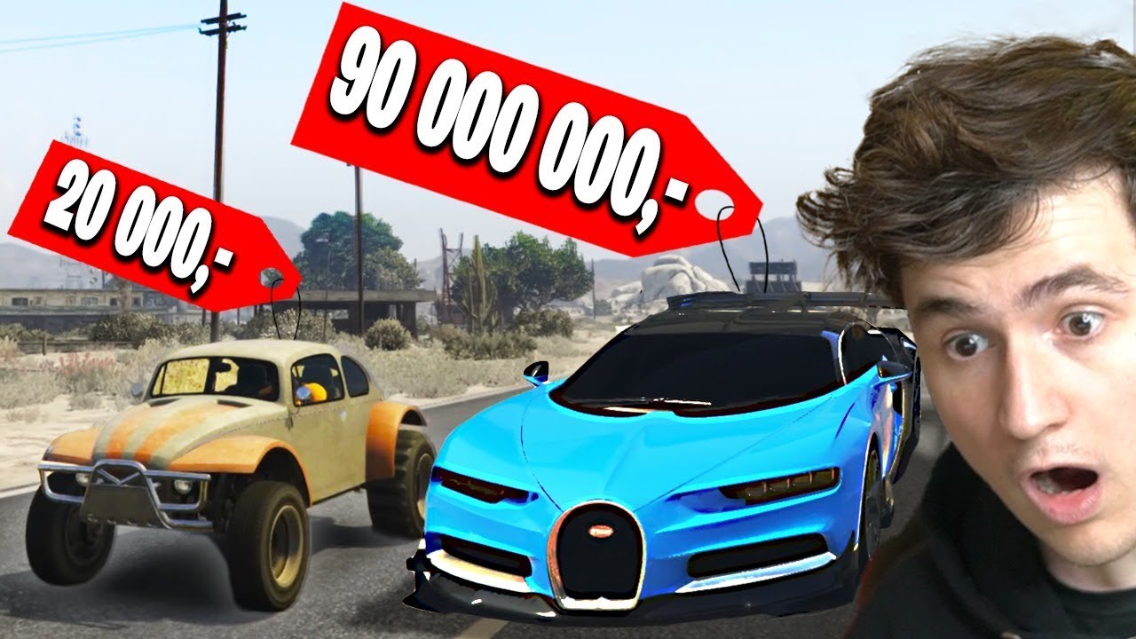 Nejlevněj&scaron;&iacute; Auto VS Nejdraž&scaron;&iacute; Auto v GTA V!