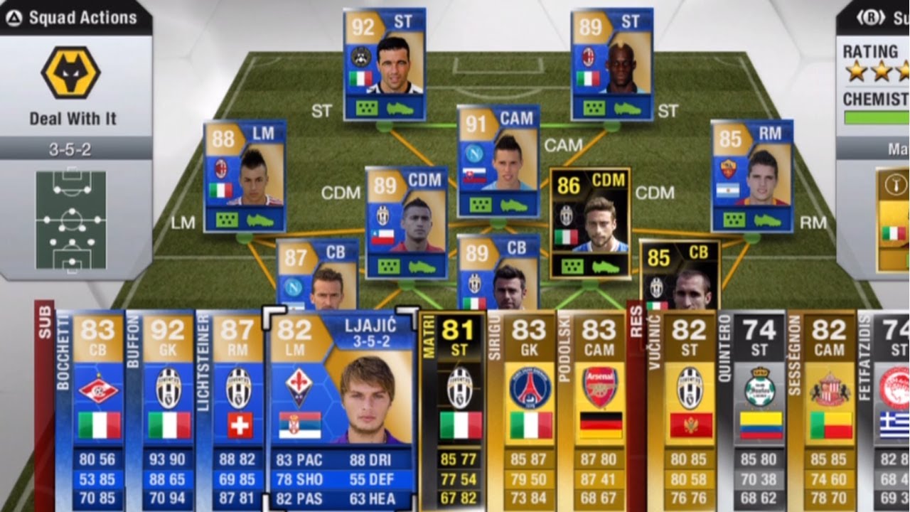 FIFA 13 3,000,000+ Coin Serie A Squad Builder Ultimate Team