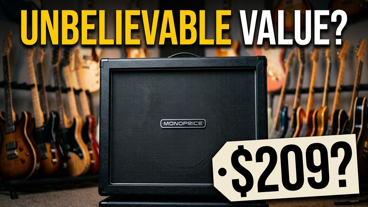 Monoprice Stage Right 1x12 Guitar Cabinet | Review, Demo | Great Sound on a Budget