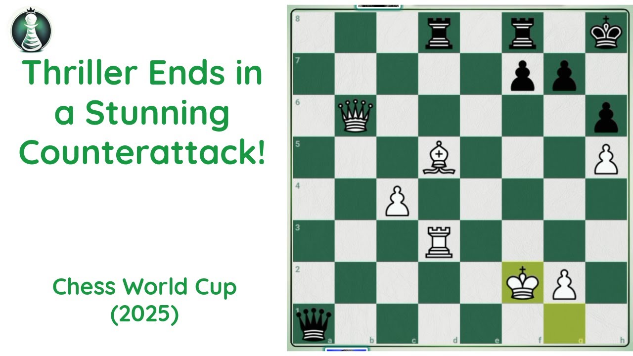 Pragg vs Dubov | World Cup 2025 Thriller Ends in a Stunning Counterattack! | Prodigy Pawn