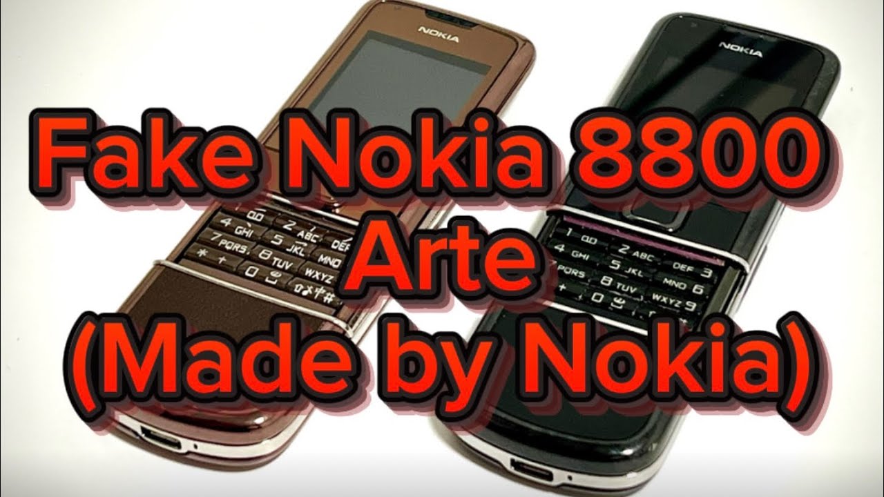 Fake Nokia 8800 Arte (Made by Nokia)