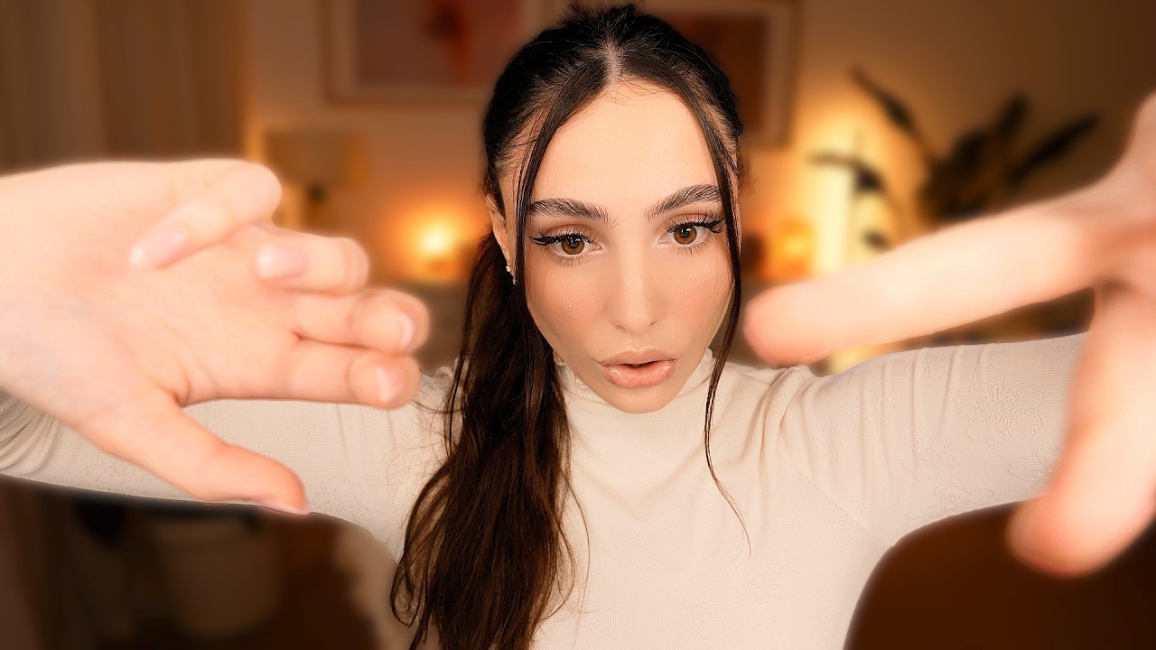 ASMR Whispering You To Sleep (Inaudible) 😴 While Gently Touching Your Face 🤏🏼